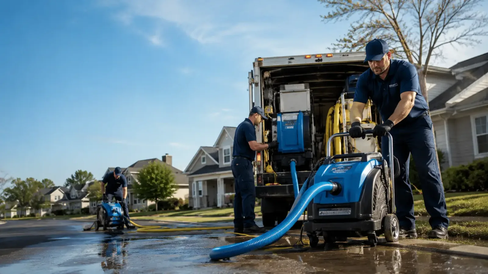 Flood Damage Cleanup in Hye, TX